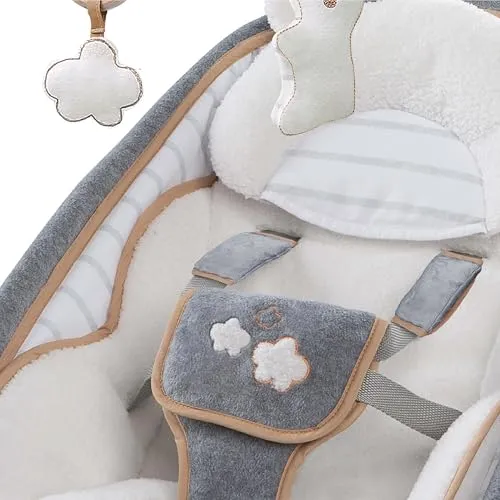 Baby Rocker med vibrasjon, musikk og 3 posisjoner Ingenuity Bella Teddy 10986-3-W11