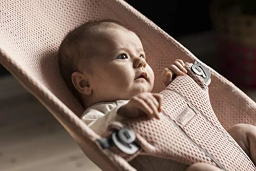 Vugge Baby 3,5–13kg, Pearly Pink, polyester, naturlig vugging – BabyBjörn 006001