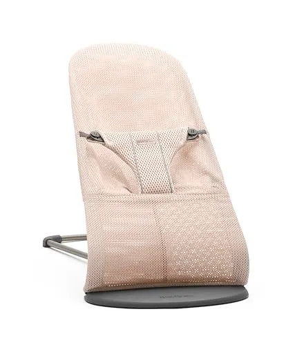 Vugge Baby 3,5–13kg, Pearly Pink, polyester, naturlig vugging – BabyBjörn 006001
