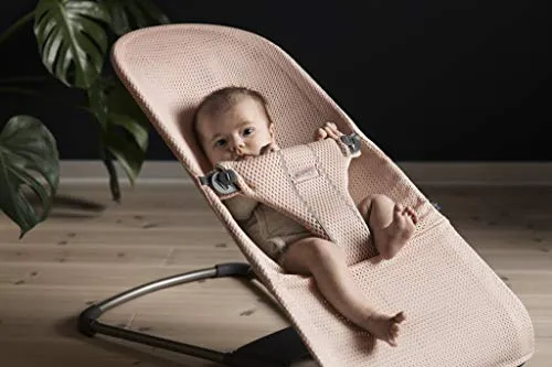 Vugge Baby 3,5–13kg, Pearly Pink, polyester, naturlig vugging – BabyBjörn 006001