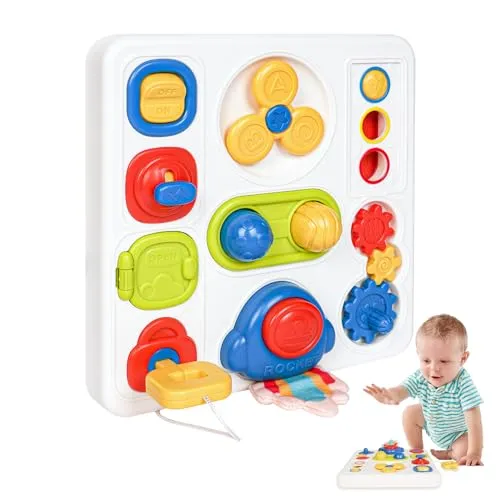Busy Board Montessori 23,5cm Med Lys Og Lyd Aolso