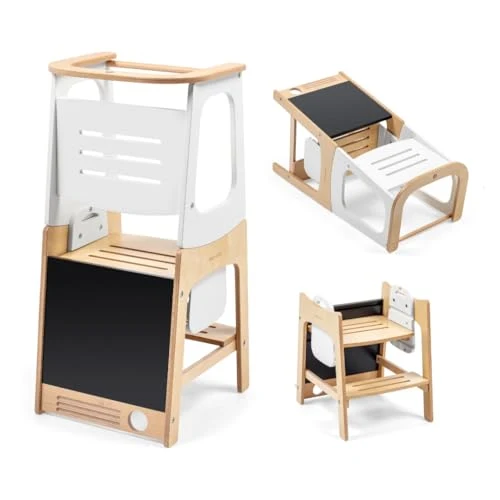 Kjøkkenhjelper 3-i-1 Montessori, Justerbart 150kg, FSC-bjerk Maxi-Cosi Toucan