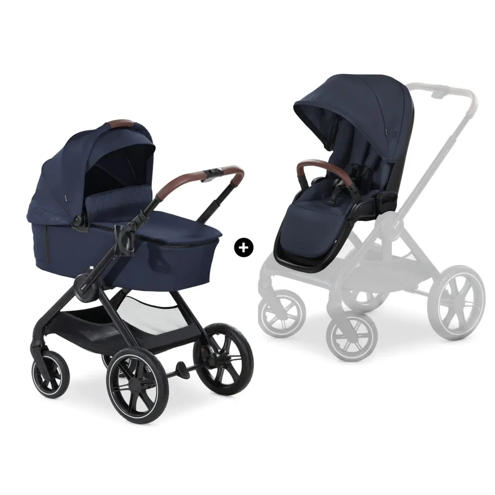 Barnevogn 2-i-1 Med Bag Og Sportsdel 25kg, Vendbart Sete – Hauck Walk N Care