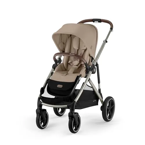 Barnevogn Duo 22kg, 20+ Konfigurasjoner, Almond Beige, Cybex Gazelle S