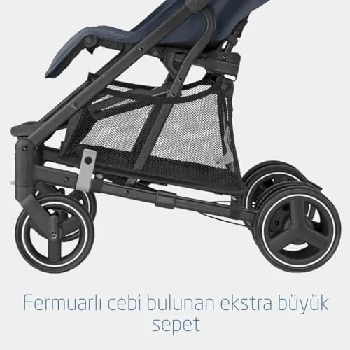 Barnevogn Lett Og Kompakt 22kg, 3 Liggestillinger Maxi-Cosi Mara