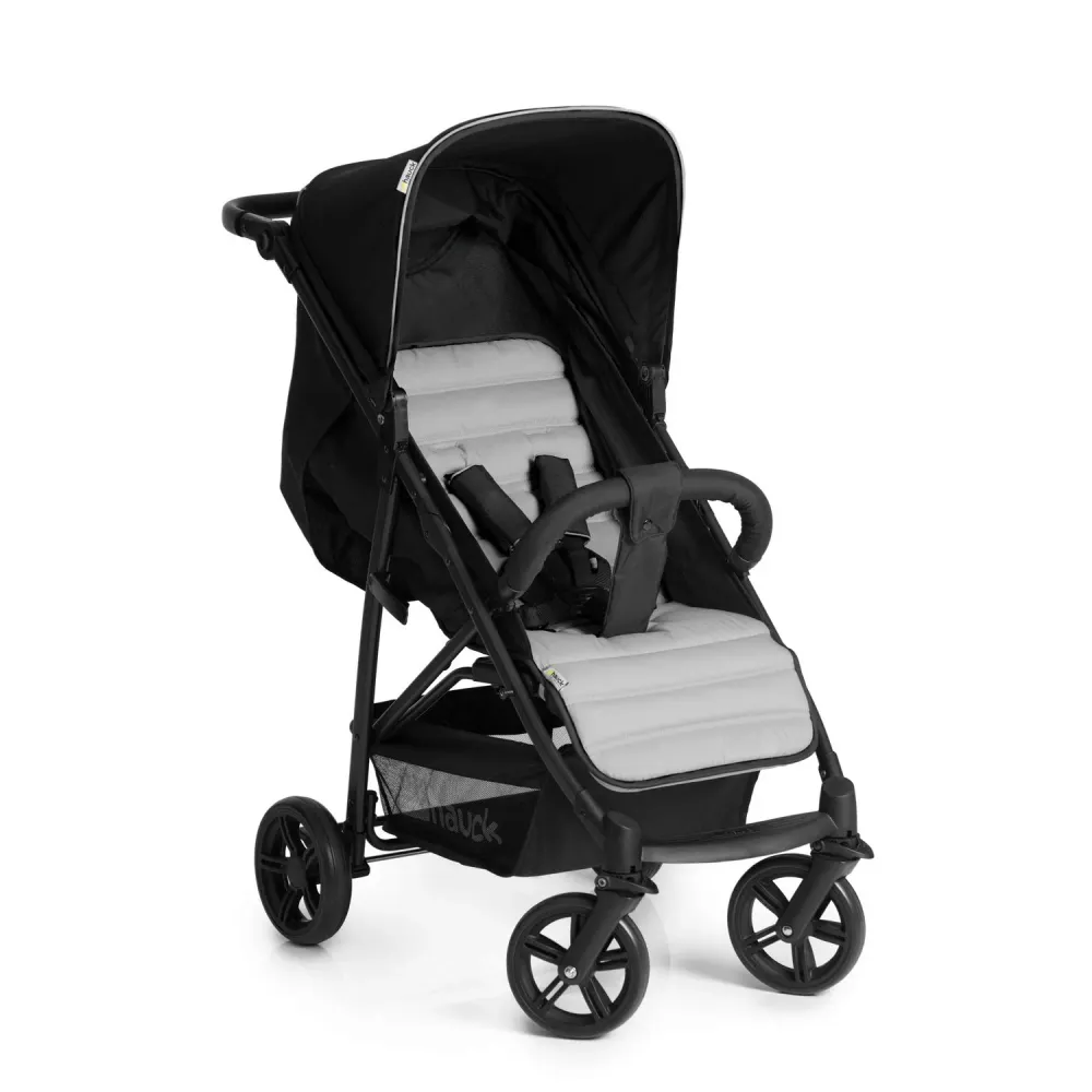 Barnevogn Lett Sammenleggbar 22kg, Gummihjul, 5-punktssele Hauck Rapid 4
